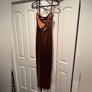 Windsor Copper Maxi Dress